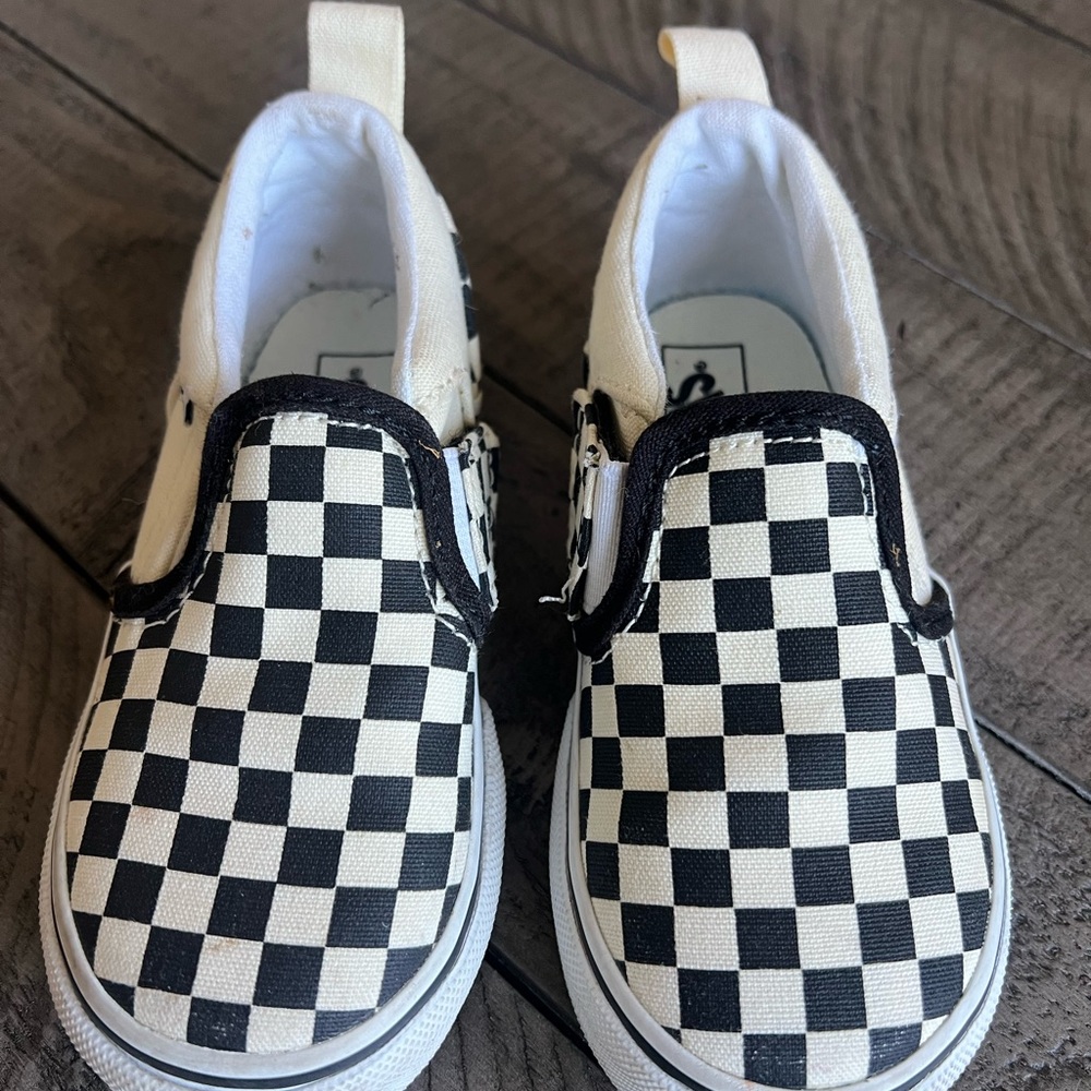 Vans Checkered Slip-On Shoes toddler size 7